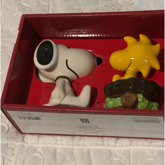 Other - New in Box Snoopy and Woodstock salt and pepper shakers.